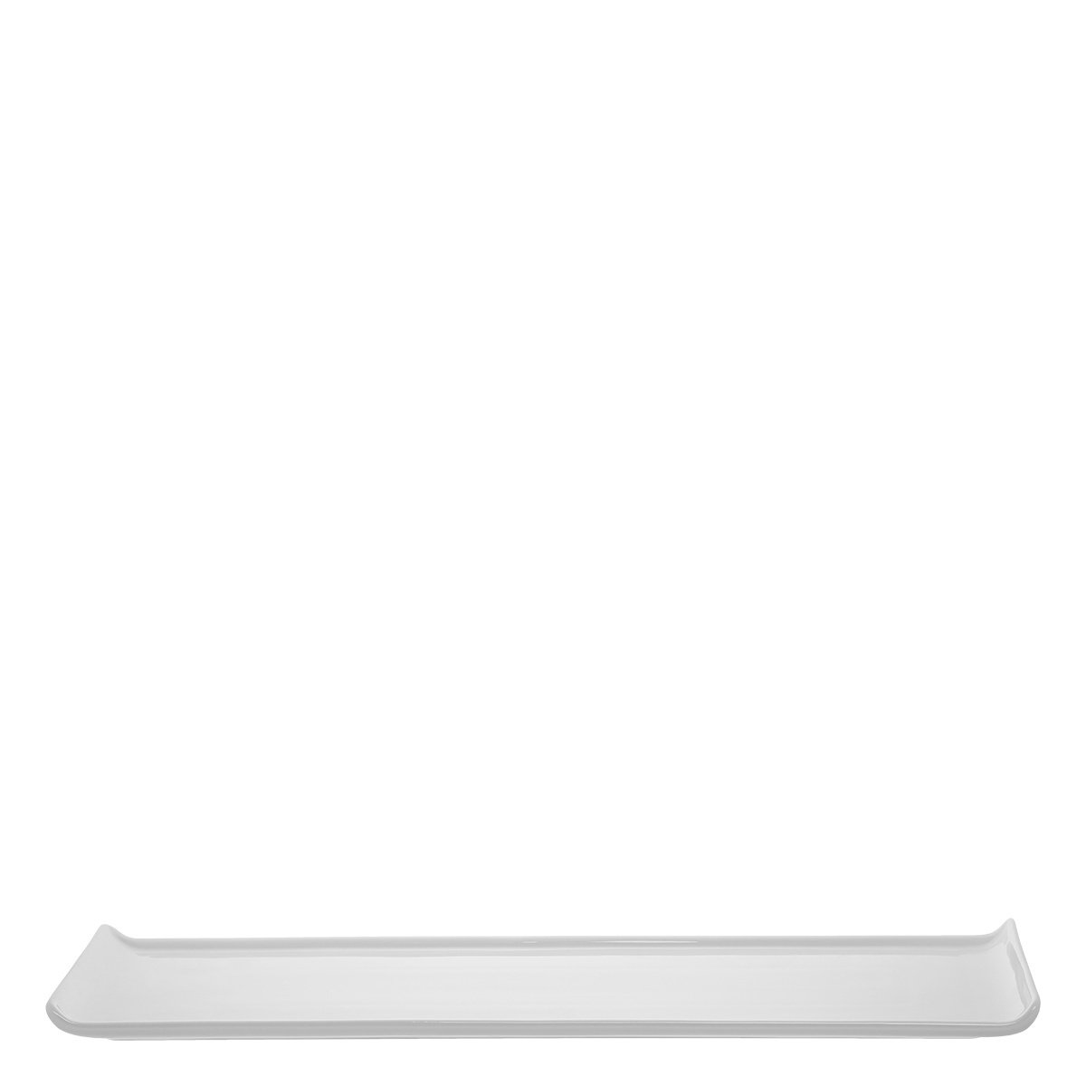 Weißes Tablett Lunasol 55 x 15 cm