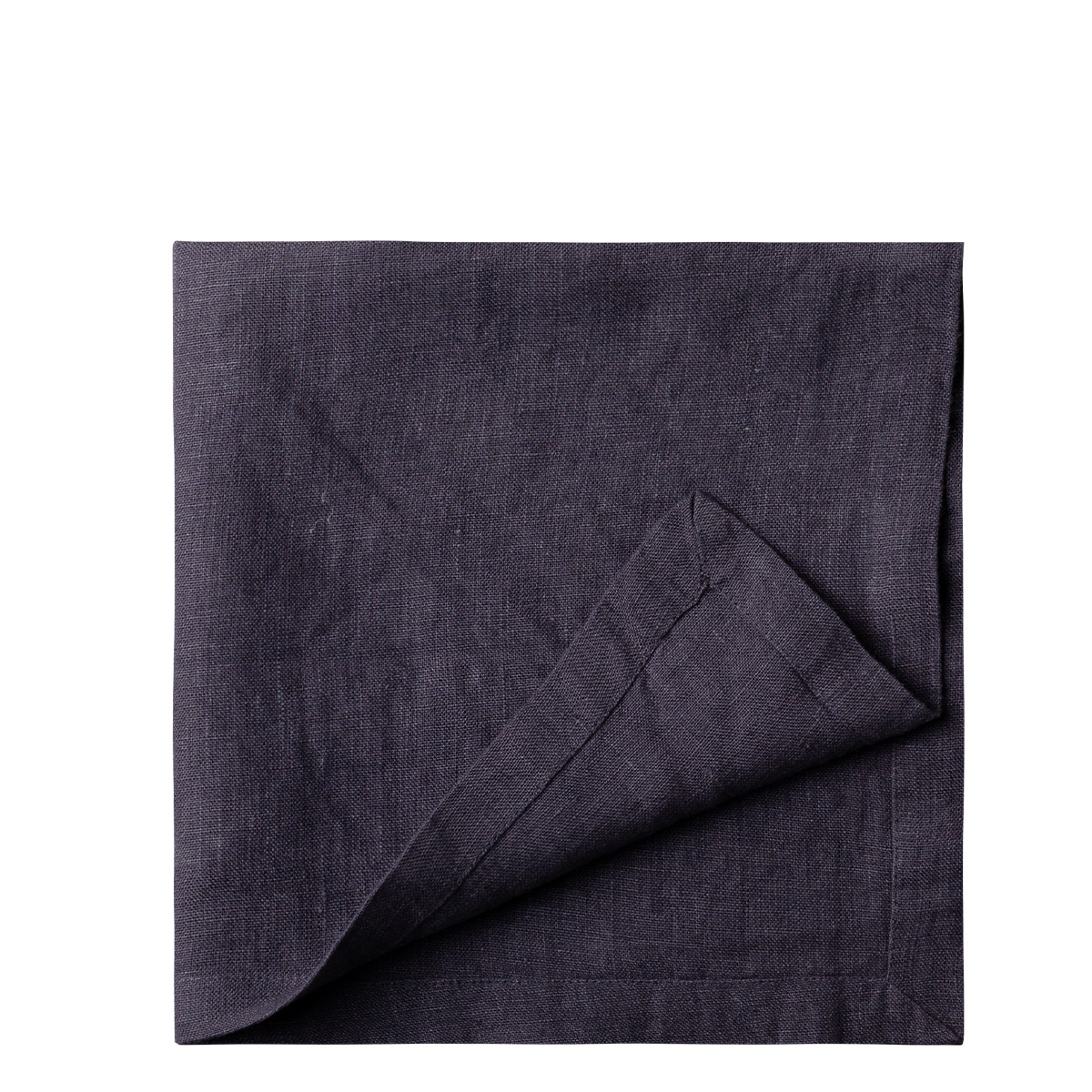 Anthrazitfarbene Leinen-Servietten 50 x 50 cm 2 Stk. - Gaya Ambiente