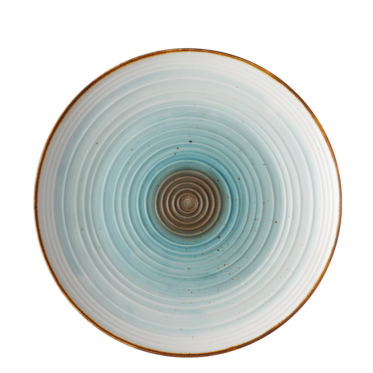Flacher Teller Gaya Coupe Spiral Rustico 28 cm