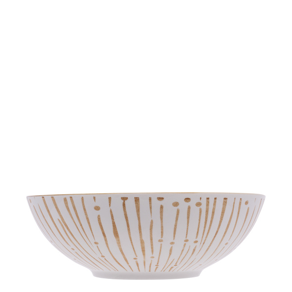 Müslischale weiß / champagne 17,8 cm - Basic