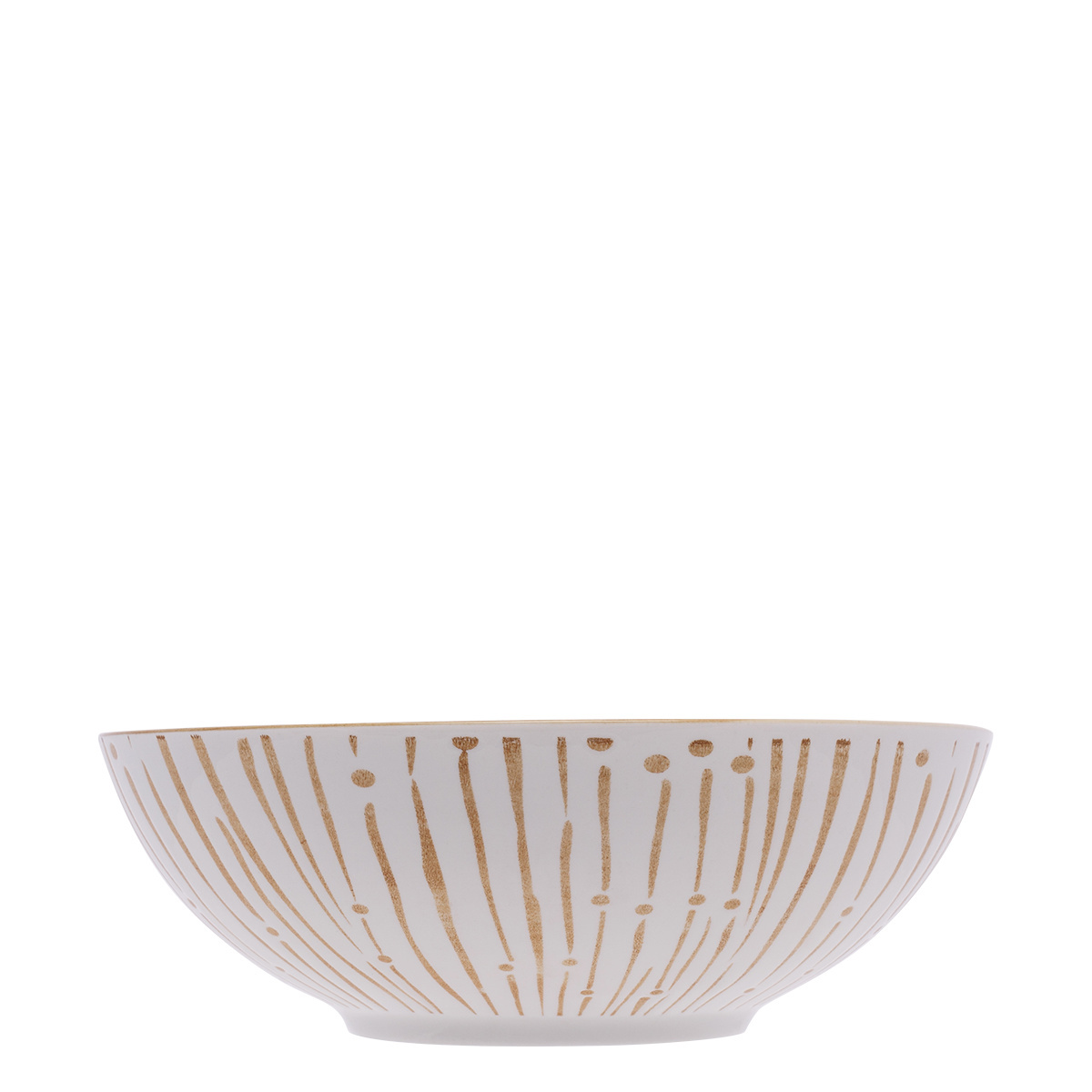 Müslischale weiß / champagne 17,8 cm - Basic