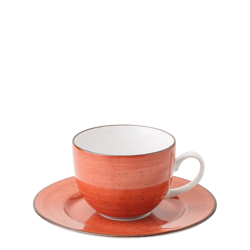 Kaffeeuntertasse 16 cm rot - Hotel Inn Chic farbig