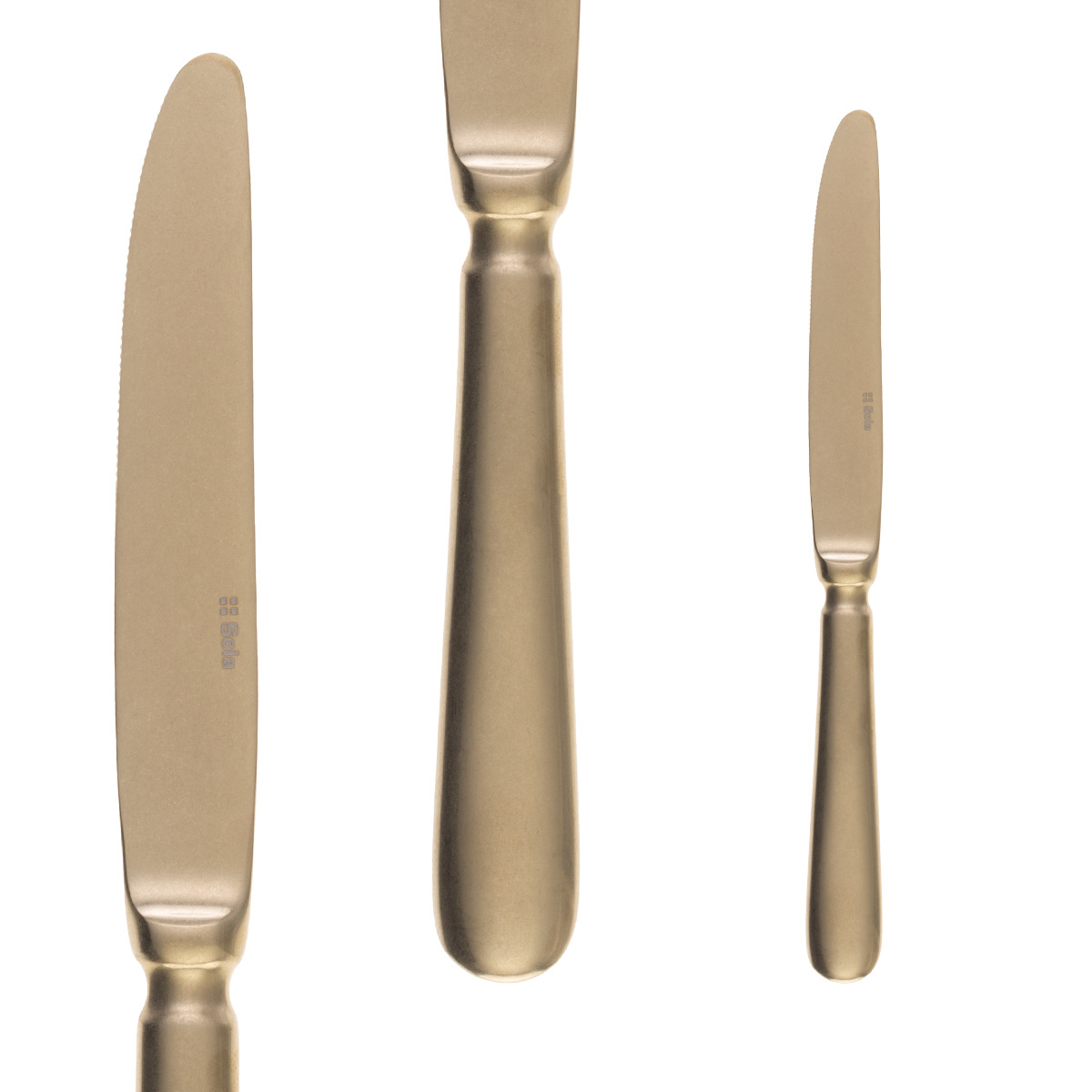 Besteck-Set 30-tlg. - Baguette Vintage PVD Champagne Stone Wash