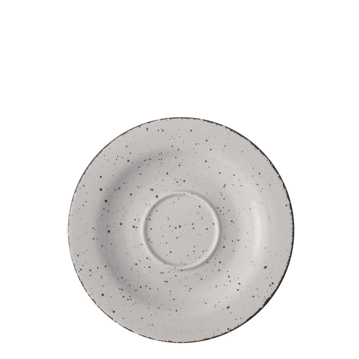 Kaffeeuntertasse 15,5 cm - Gaya Atelier grau