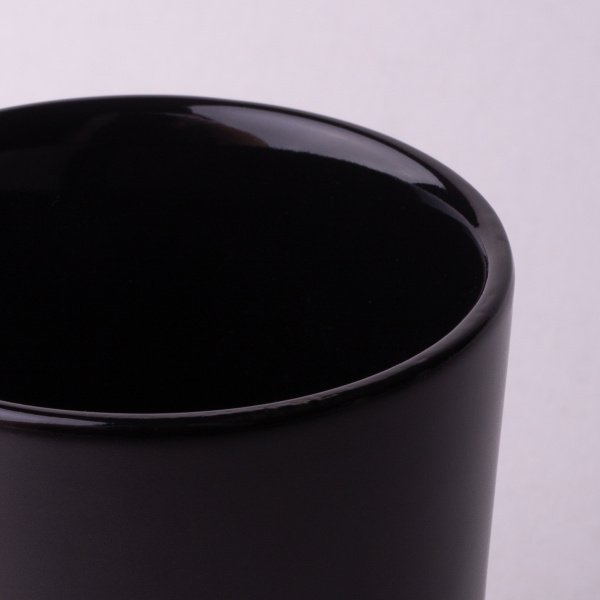 Tasse ohne Henkel schwarz 80 ml - Flow