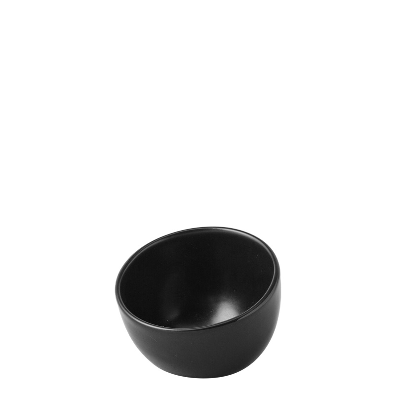 Schwarze Schale Flow Eco – 9 cm