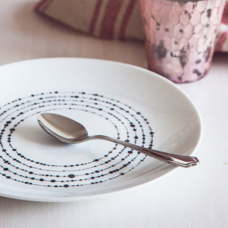 Dessertteller 20,5 cm Set 4 Stk. - Basic Dots