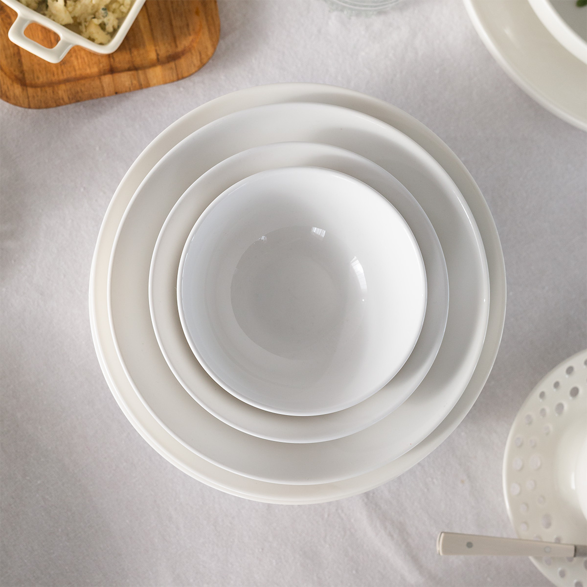 Schale Flowl Atelier weiß ø 12,5 cm - Gaya