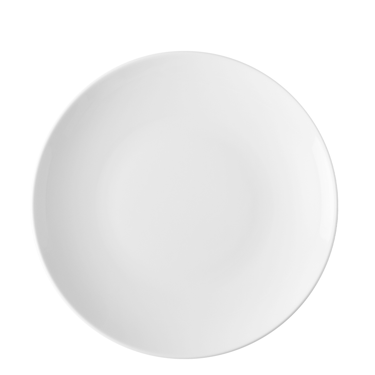 Flacher Teller 28 cm Chic Weiss | Lunasol