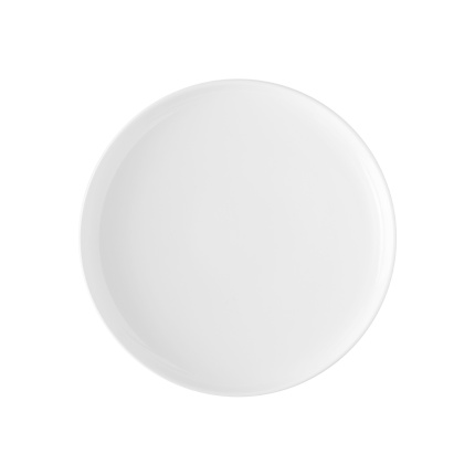 Dessertteller Coupe weiß 20 cm – Flow