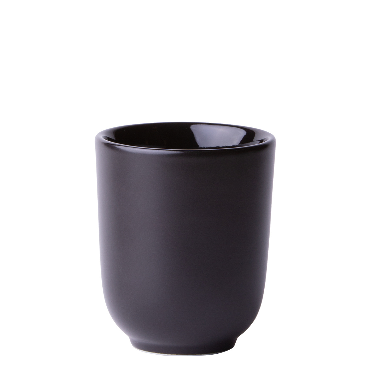 Tasse ohne Henkel schwarz 220 ml - Flow