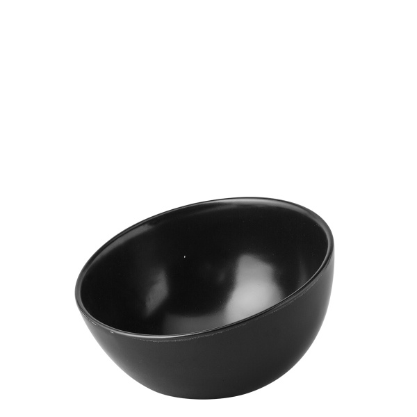 Große schwarze Schale Flow Eco – 19 cm