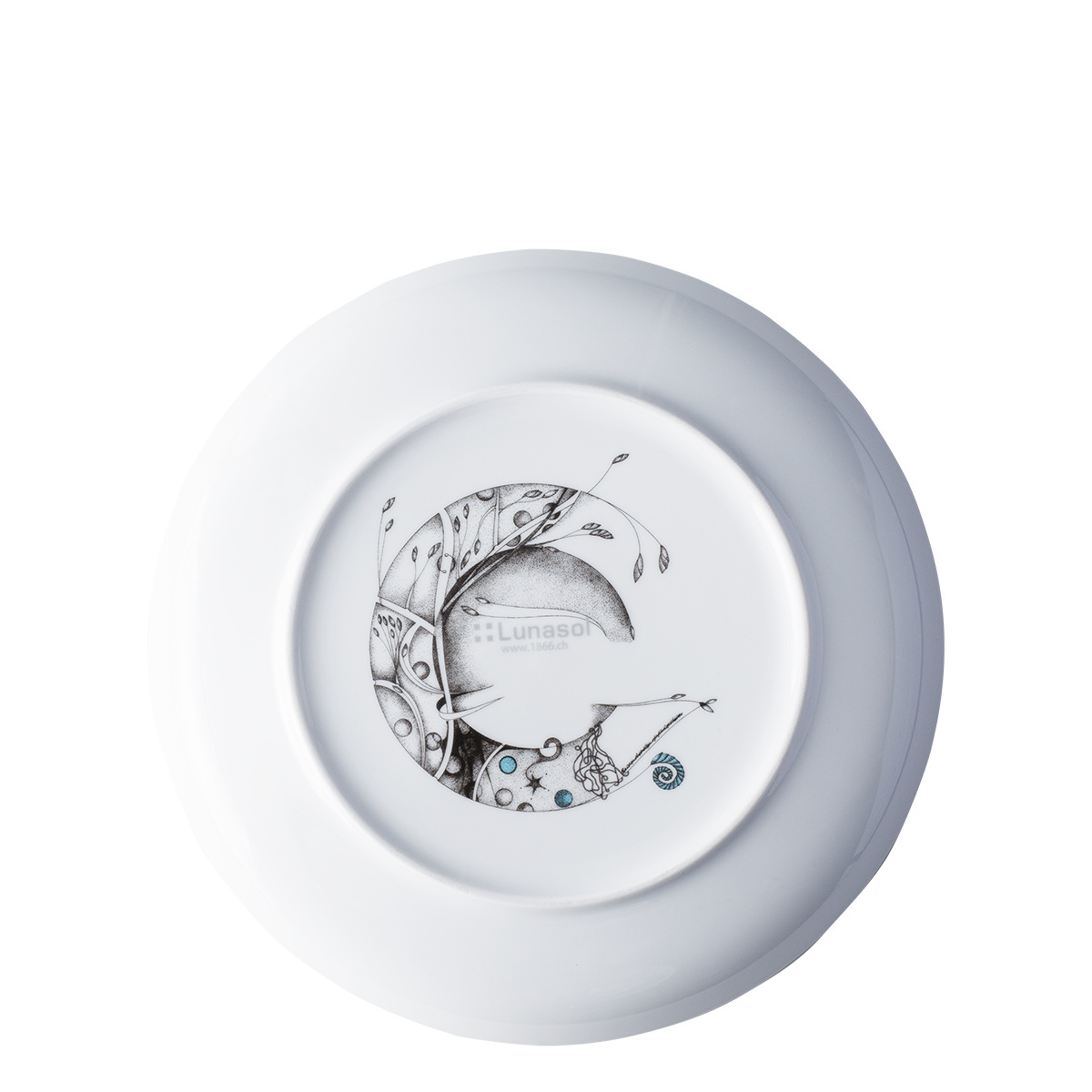 Tanier plytký Coupe 19 cm set 4 ks - S-Art Elements Water