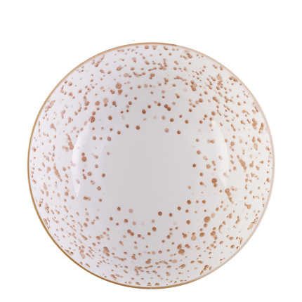 Müslischale mit Champagner Muster 17,8 cm - Basic