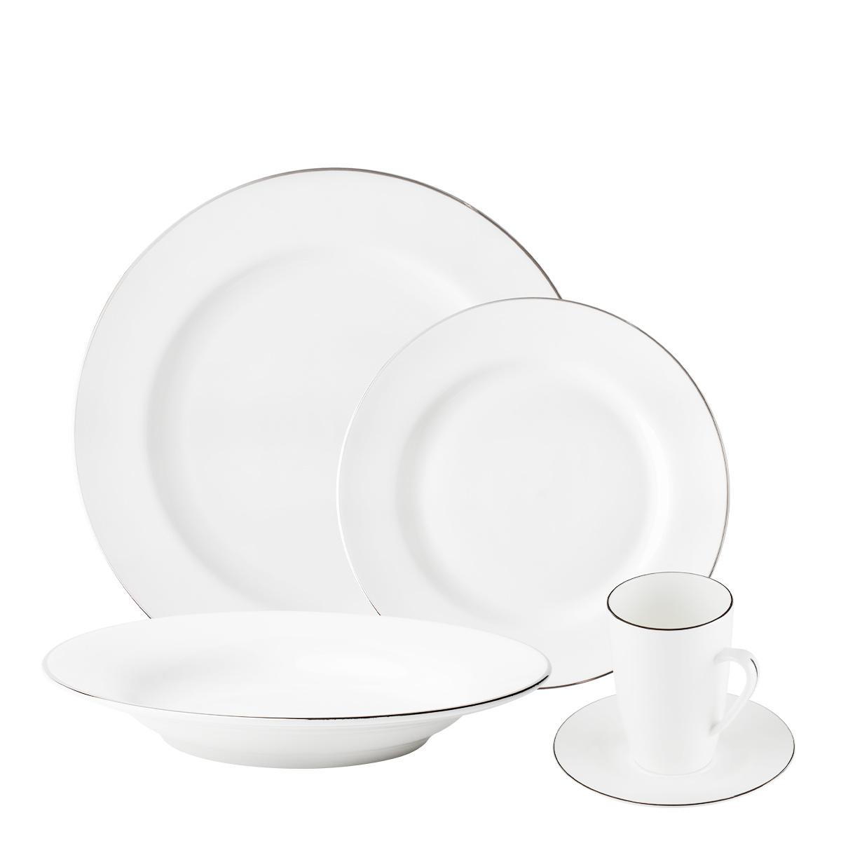 Porzellanset 20-tlg. - Premium Platinum Line