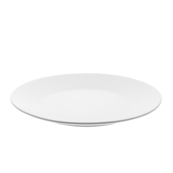 Teller flach weiss 25 cm – Flow