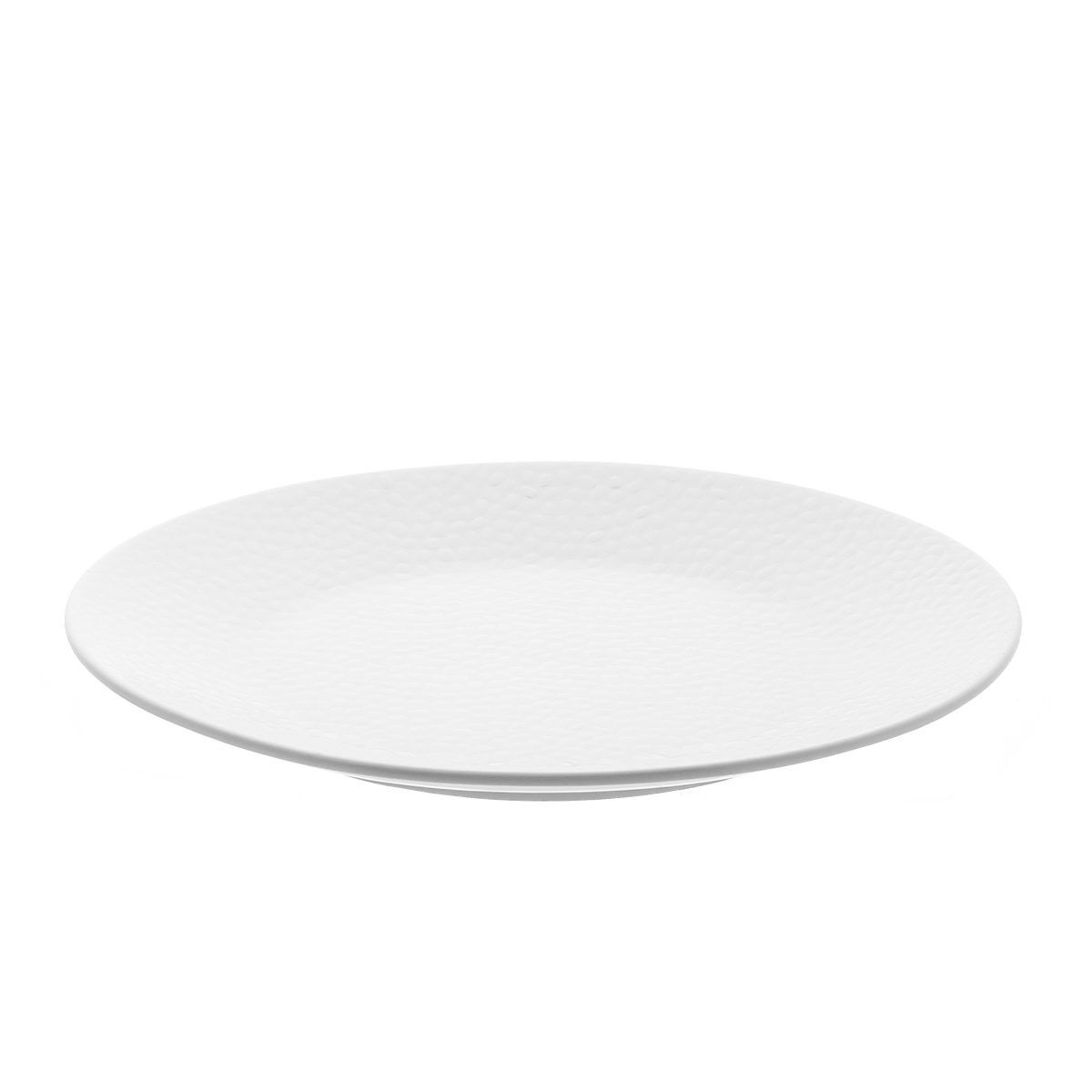 Teller flach weiss 25 cm – Flow