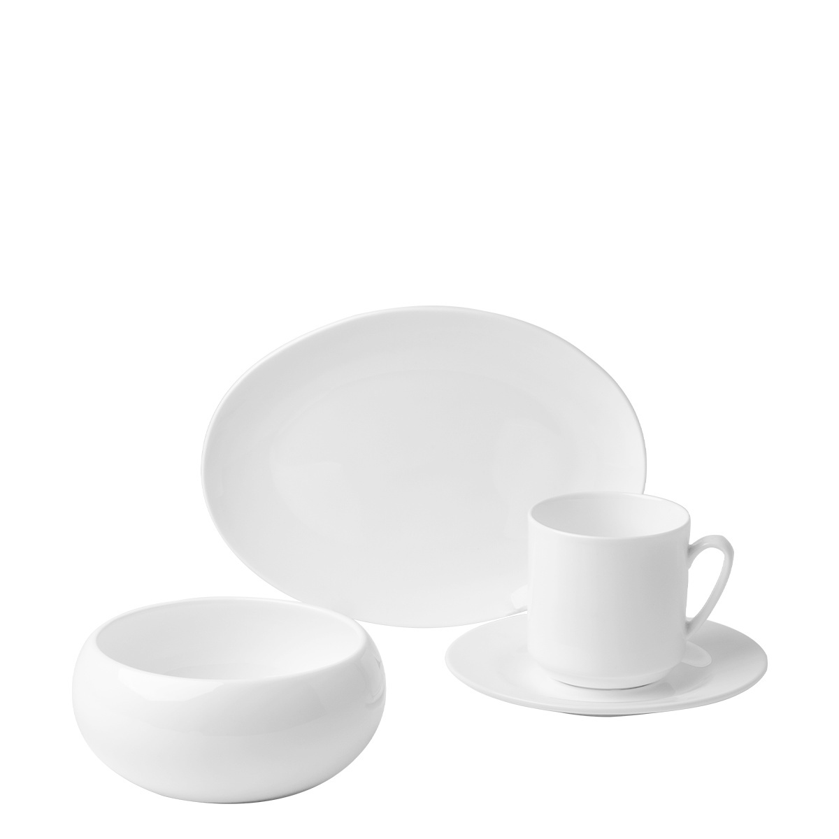 Frühstücksset 16-tlg. – Premium Platinum Line