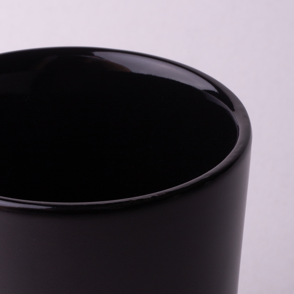 Tasse ohne Henkel schwarz 220 ml - Flow