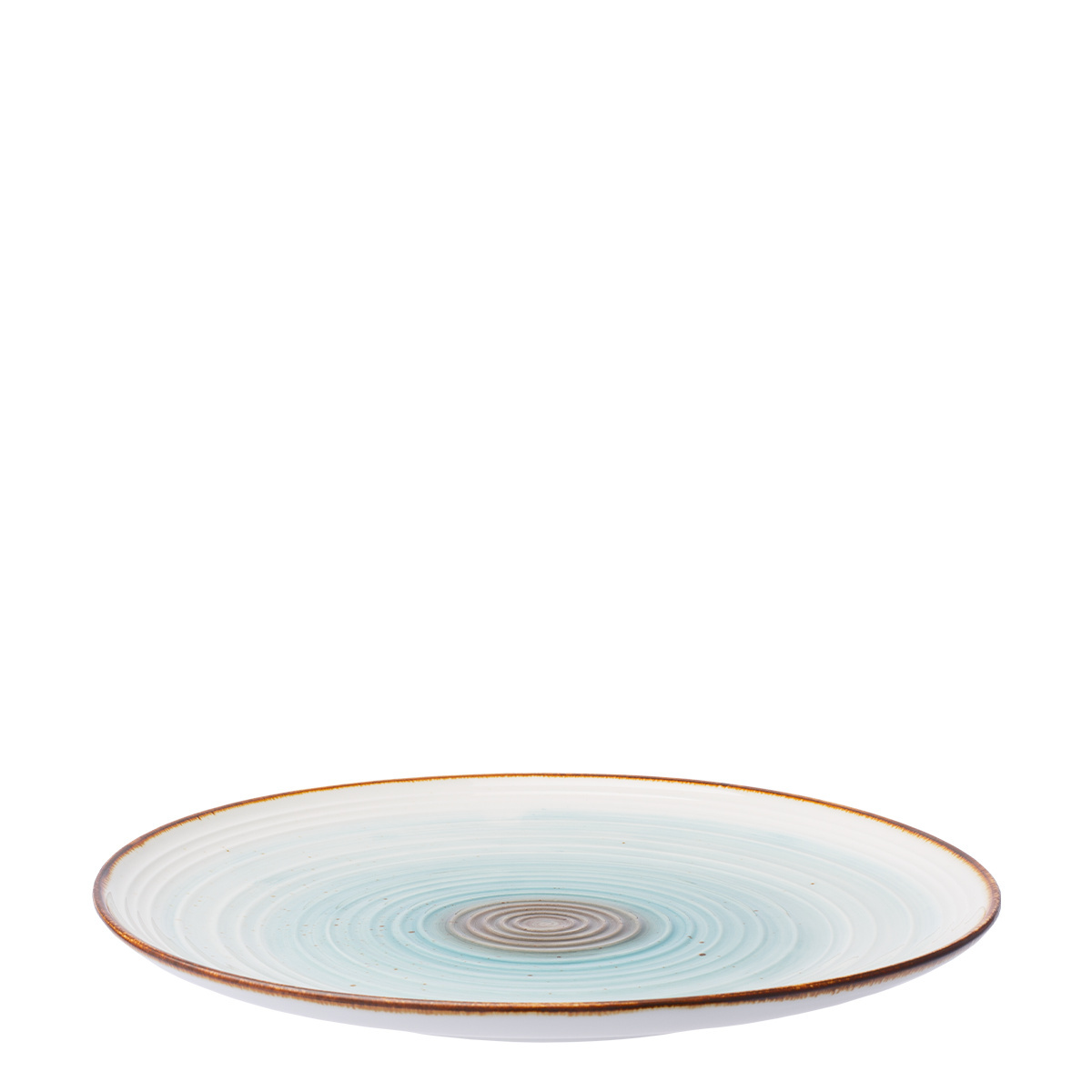 Flacher Teller Gaya Coupe Spiral Rustico 28 cm