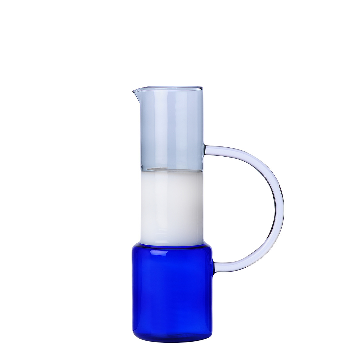 Krug blau/weiß/rauchfarben 1,2 l - Ichendorf