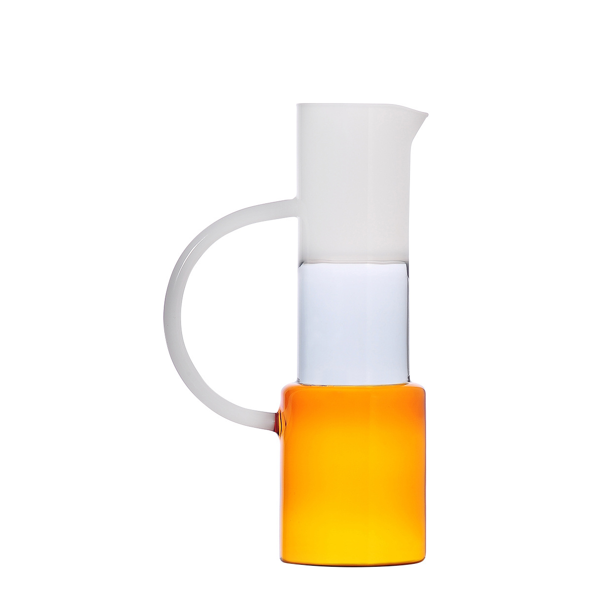Krug orange/rauchfarben/weiß 1,2 l – Ichendorf