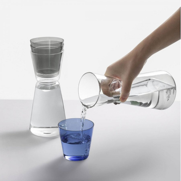 Krug transparent/rauchfarben 750 ml - Ichendorf