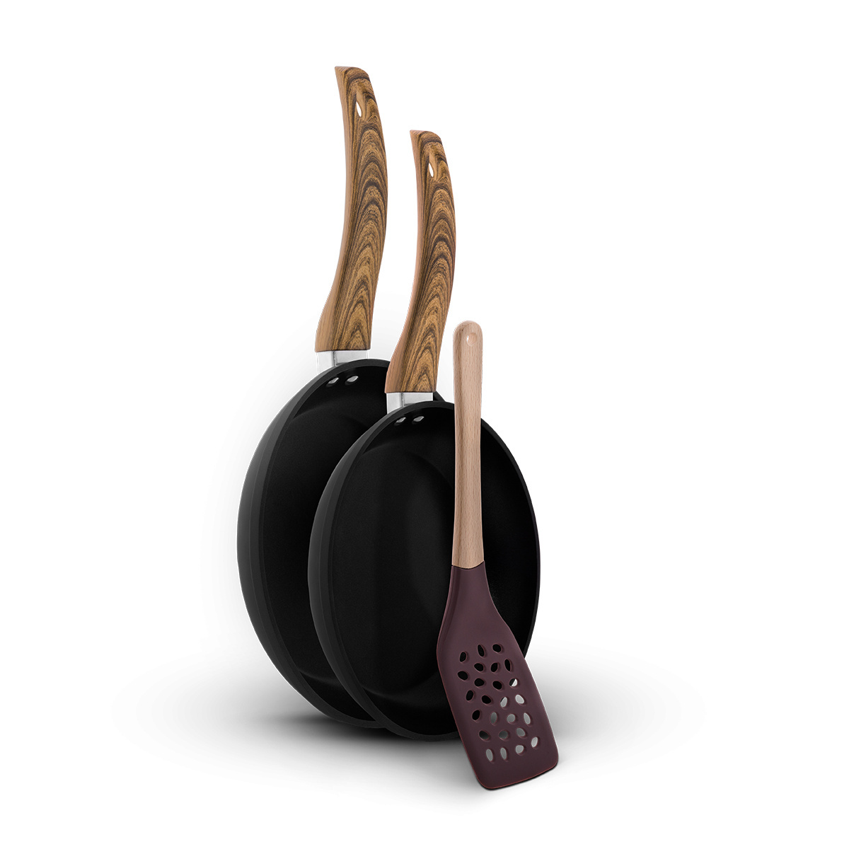 Induktions-Bratpfannenset 3-tlg. - Basic