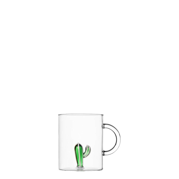 Tasse mit grünem Kaktus 350 ml