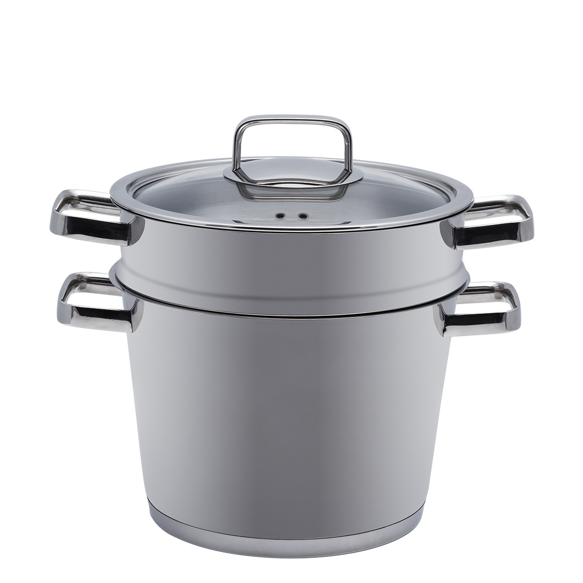 Nudeltopf Merkur 6,5 l mit Glasdeckel Premium Lunasol
