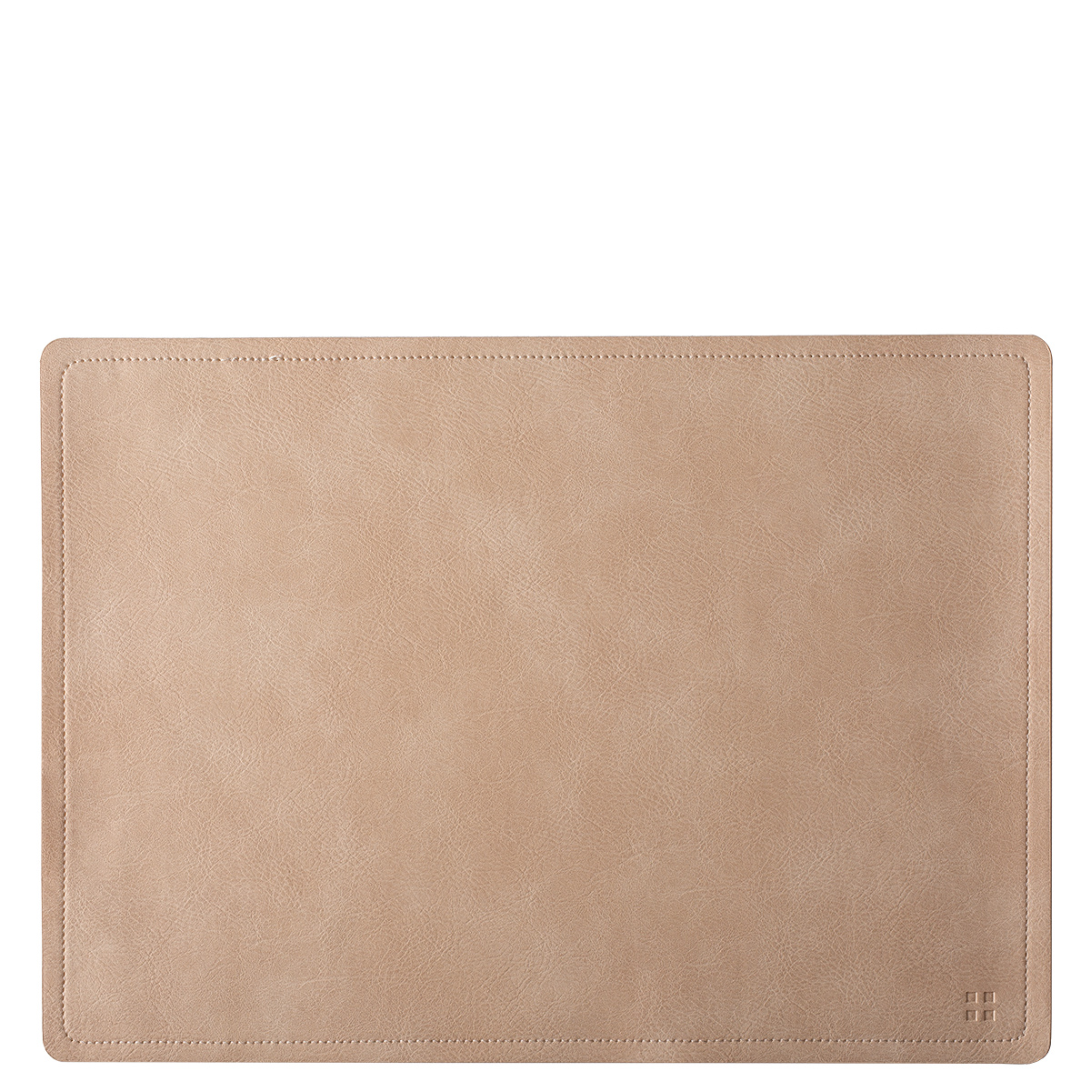 Sandfarbenes rechteckiges Platzset PVC – Elements Ambiente