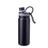 Trinkflasche CNS Doppelwand 650 ml schwarz matt