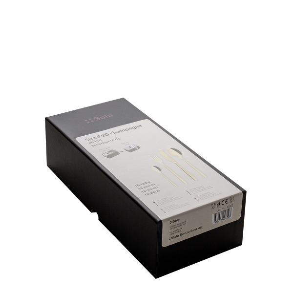 Besteckset 16-tlg. – Sira PVD Champagne