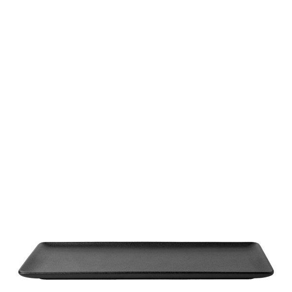 Platte rechteckig 24 x 13 cm - Basic black matt