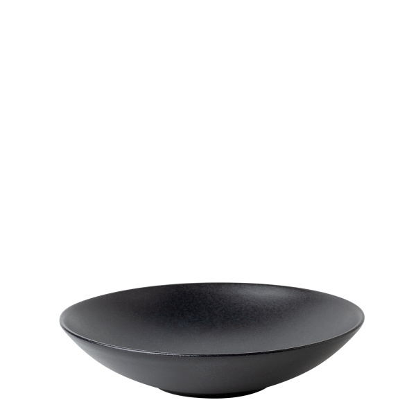 Tiefer Teller 21,5 cm 4 Stk. - Basic schwarz matt