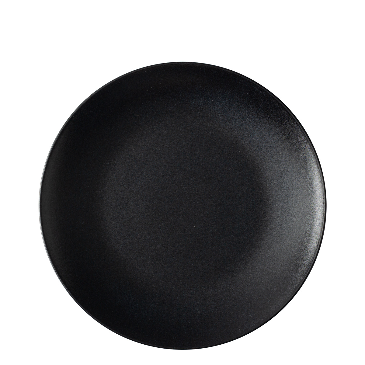 Speiseteller 24 cm 4 Stk. - Basic schwarz matt