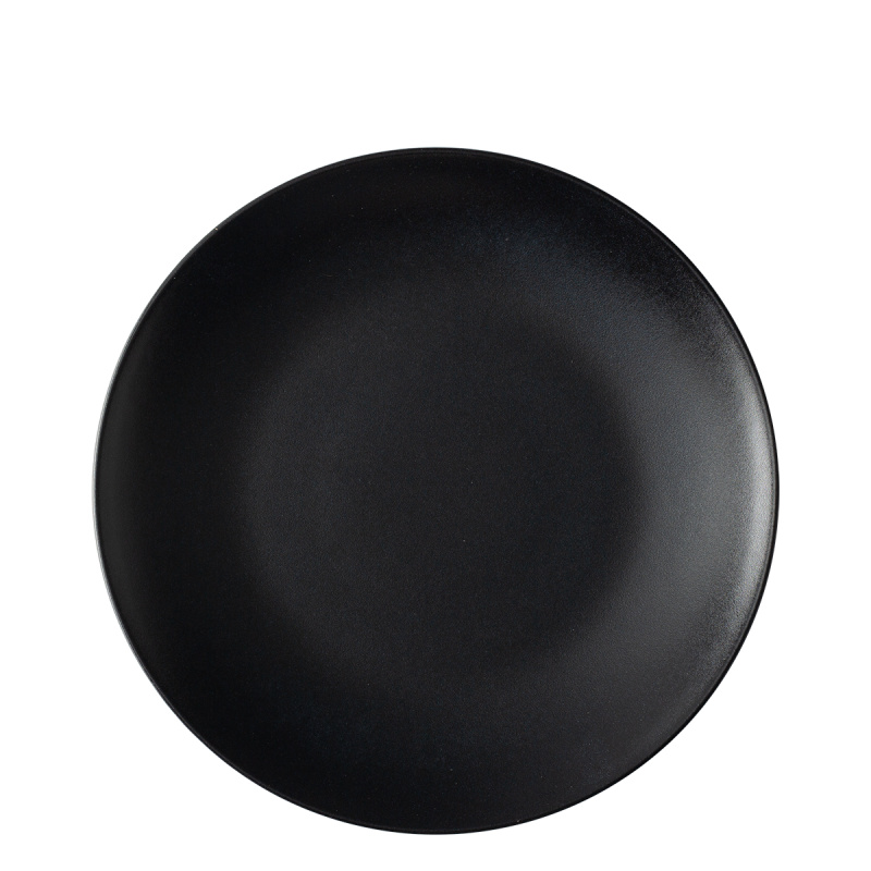 Speiseteller 24 cm 4 Stk. - Basic schwarz matt