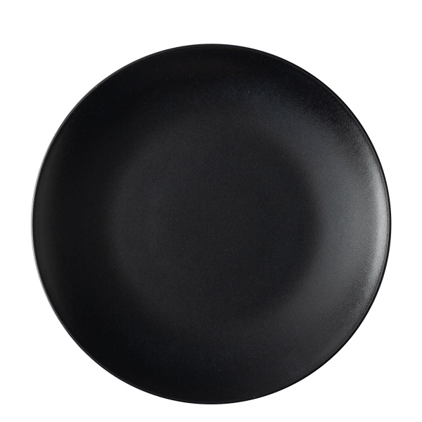 Speiseteller 27 cm 4 Stk. - Basic schwarz matt