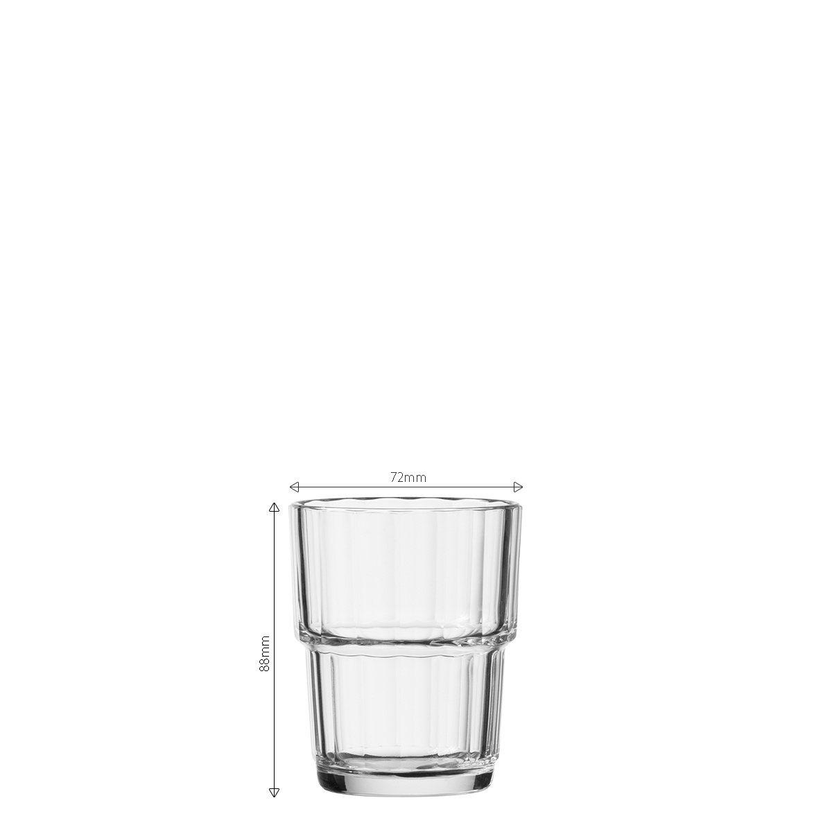 Glas 200 ml Set 6 Stk. - Arcoroc Norvège