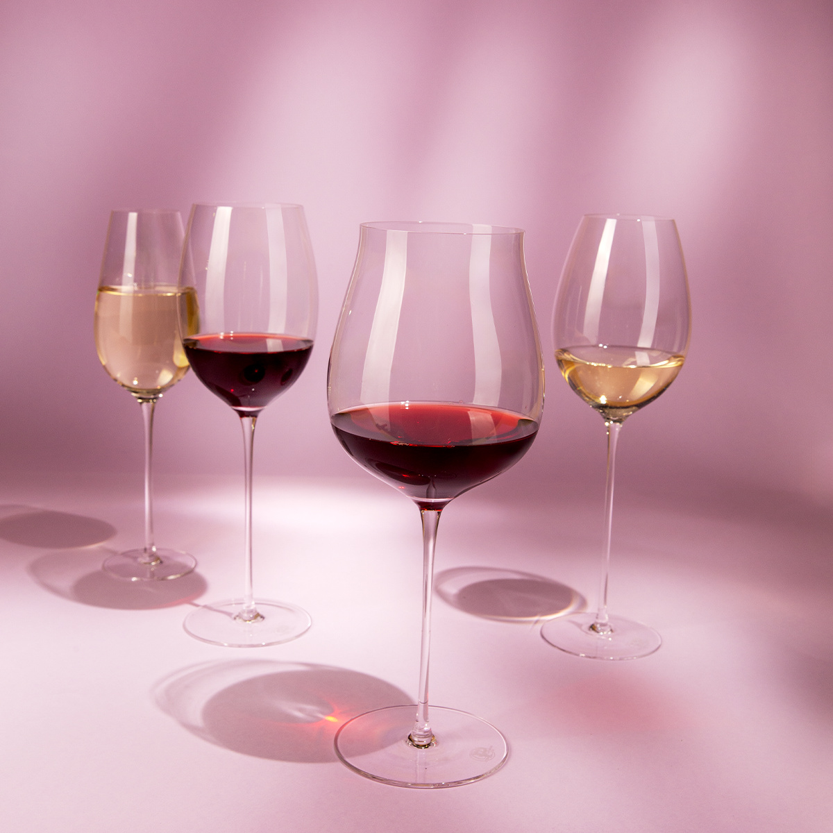 Gläser für Cabernet / Alibernet 650 ml 2er-Set - FLOW Glas Platinum Line