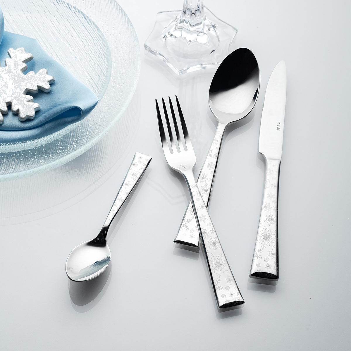 Besteck-Set 24-tlg. Alessandria Snow | Sola