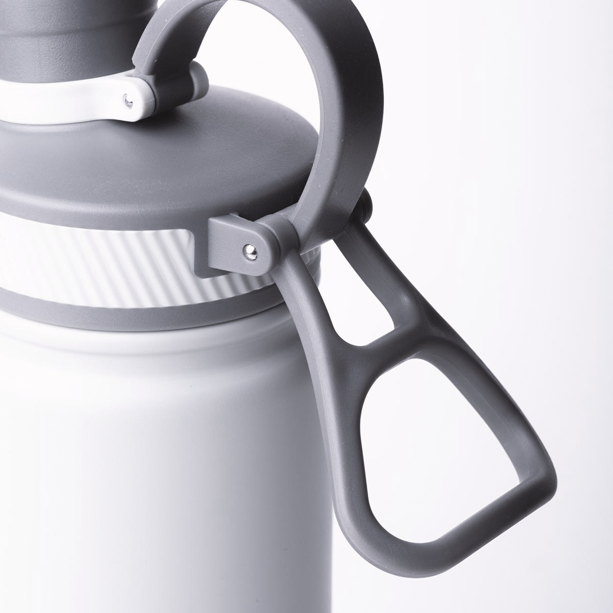 Edelstahlflasche 650 ml schwarz matt - To Go